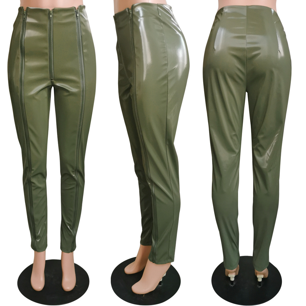 PU Leather Pants for Club & Party Wear