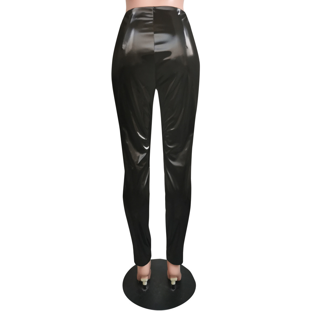 PU Leather Pants for Club & Party Wear