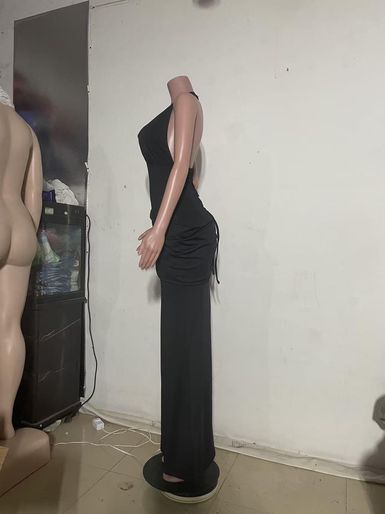 Strapless Backless Formal Gown for Evening Parties