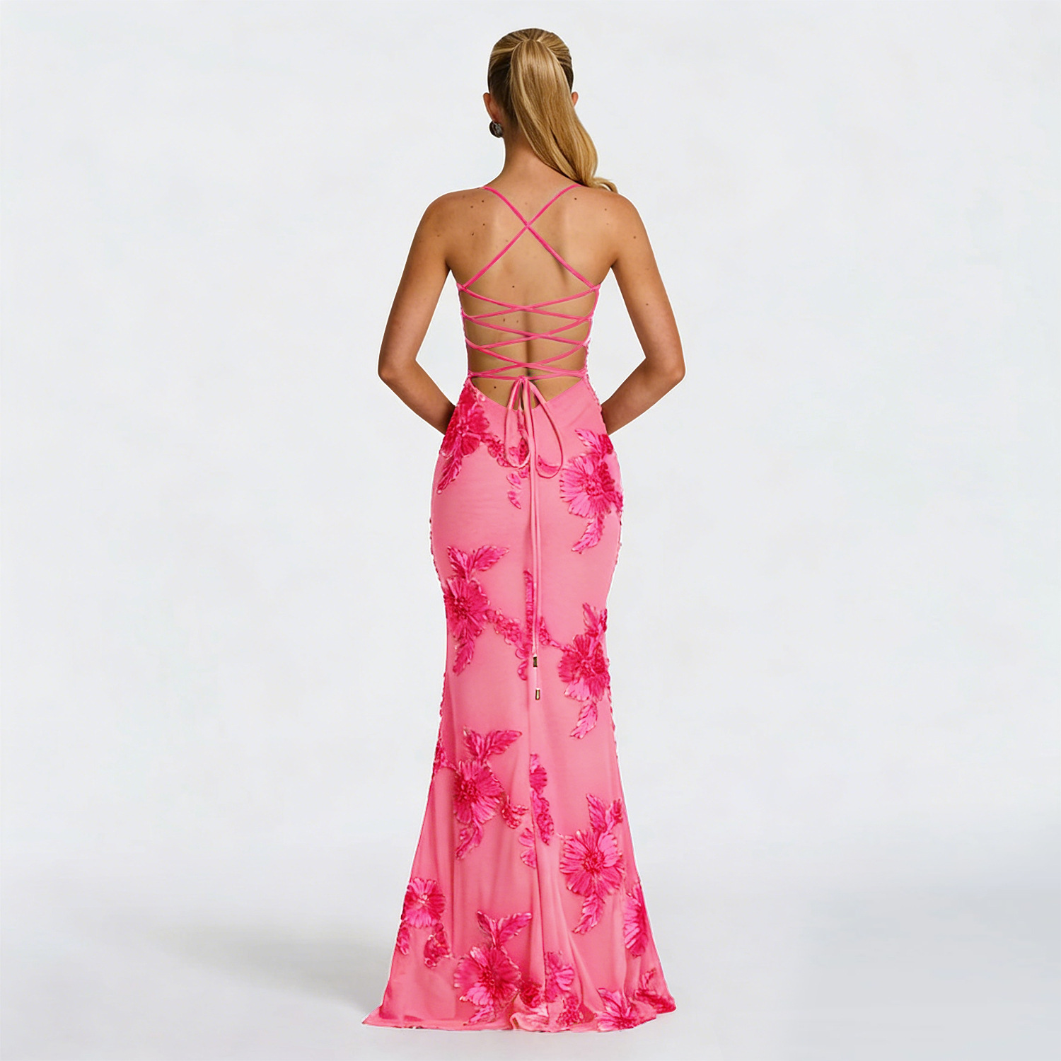 Backless Slip Dress for Formal Evening Parties