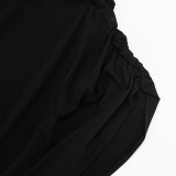 Women Spring Sexy Bodysuit & Capri Pants Two-Piece Set