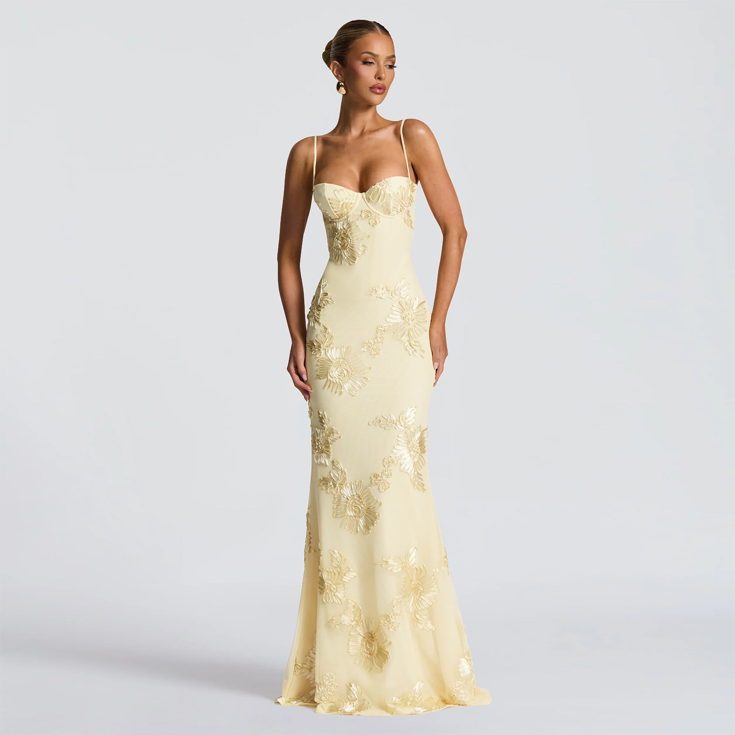 Backless Slip Dress for Formal Evening Parties