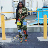 Women Print Casual Top & Pant Two-Piece Set