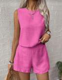 Women's Casual Tank Top & Shorts Two-Piece Set