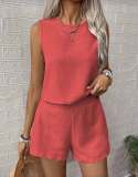 Women's Casual Tank Top & Shorts Two-Piece Set