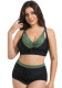 Plus Size Women's Square Leg Two-Piece Bikini