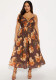 Women's Summer Holiday Casual Printed Spaghetti Strap Dress（Processing time need 3-6 days）