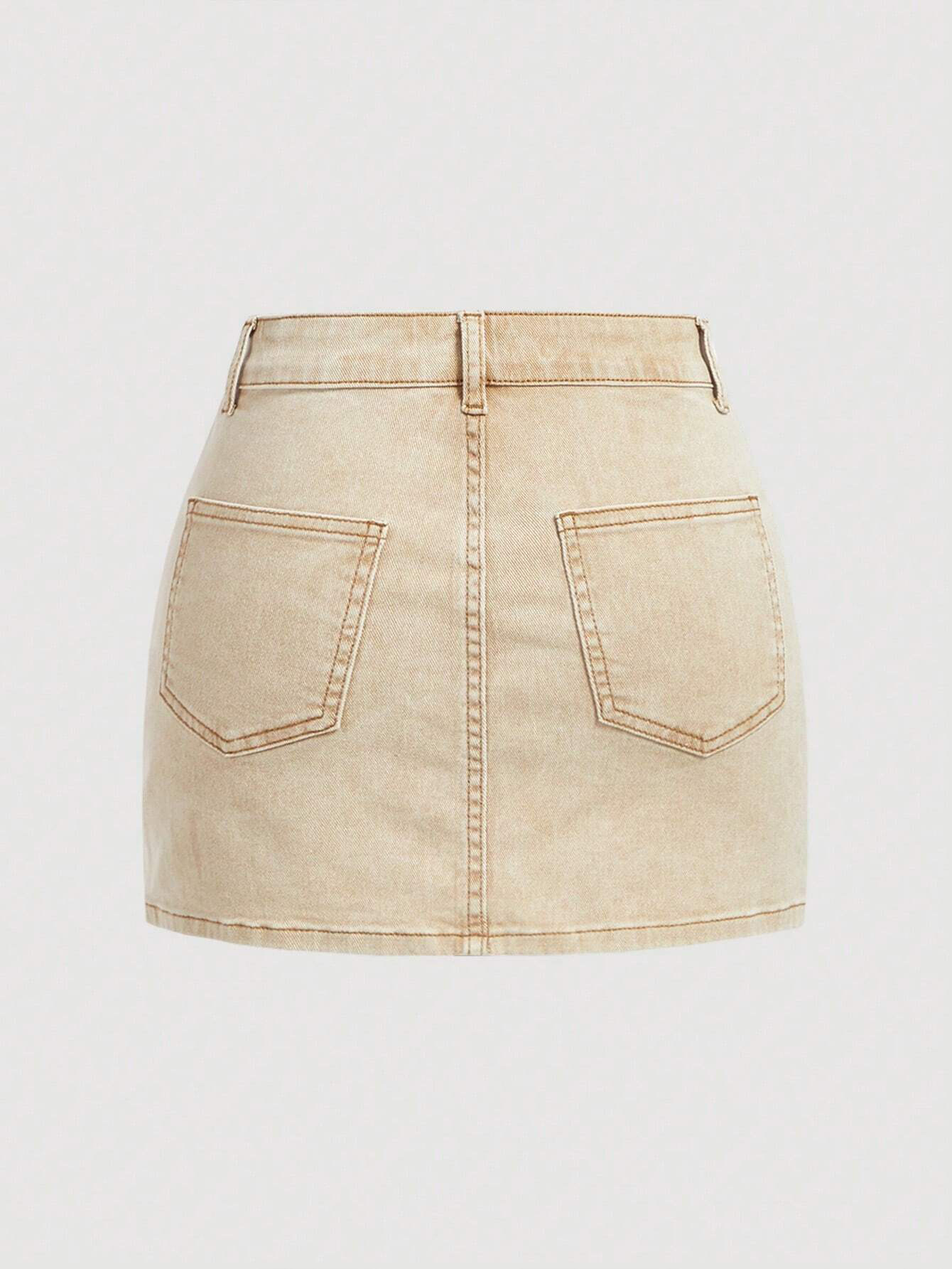 Denim Skirt for Summer Casual Outings