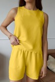 Women's Casual Tank Top & Shorts Two-Piece Set
