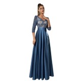 Women's Formal Party Lace Evening Dress