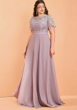 Women's Summer Bridesmaid Formal Party Evening Dress
