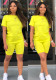 Women's Casual Solid Color Top & Shorts Two-Piece Set
