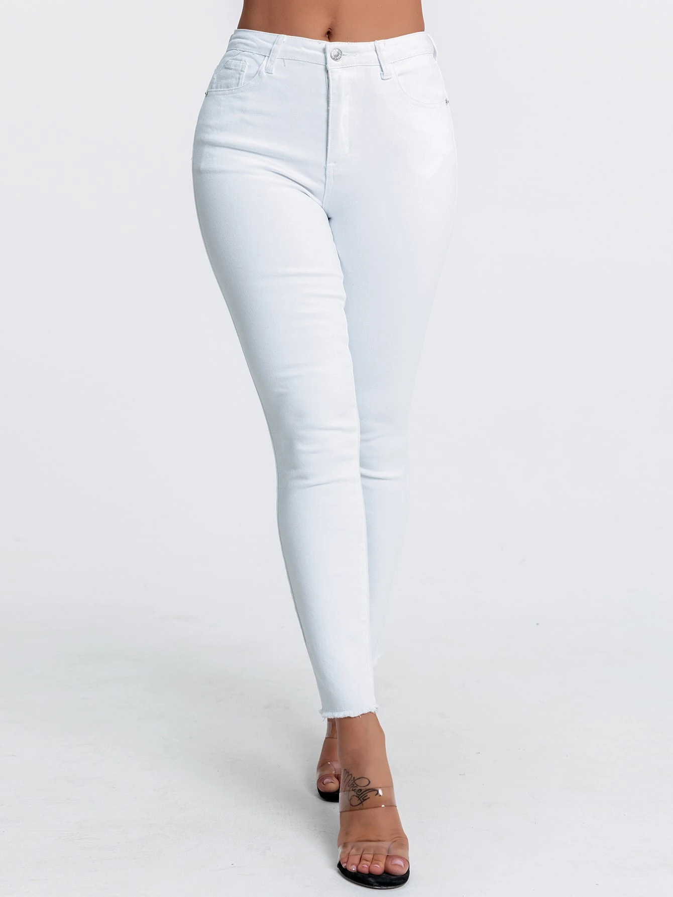 Straight Leg Denim Long Pants for Casual Streetwear