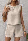 Women's Casual Tank Top & Shorts Two-Piece Set
