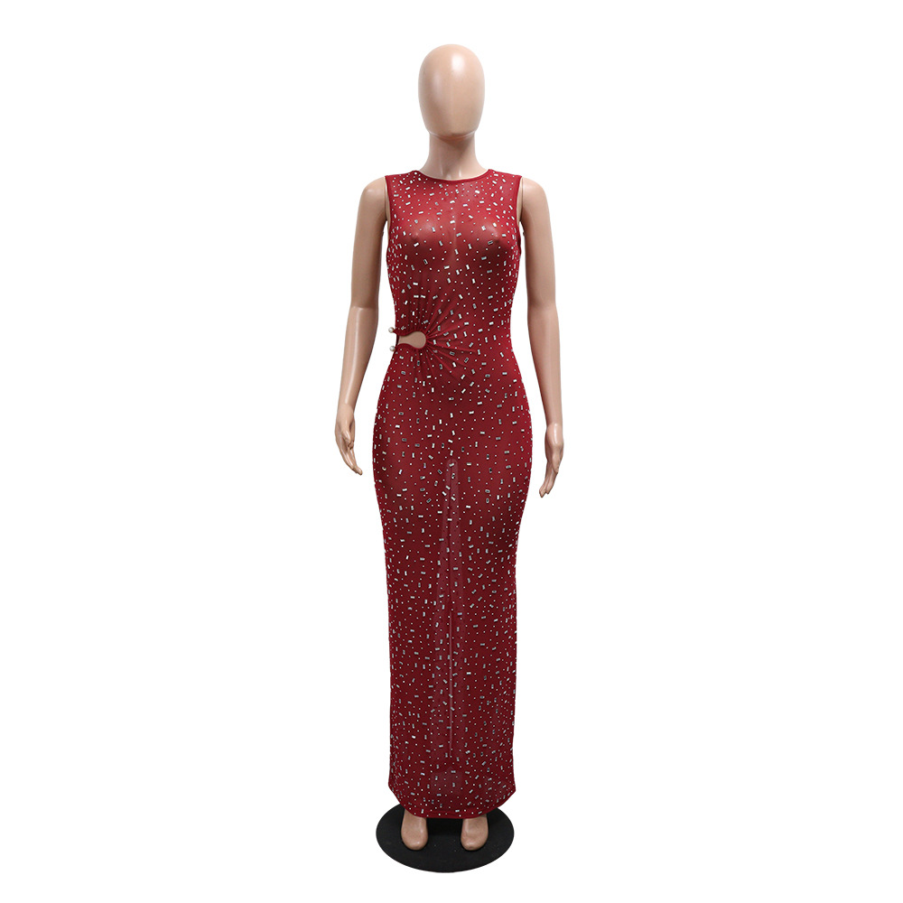 Beaded Bodycon Evening Dress for Formal Events