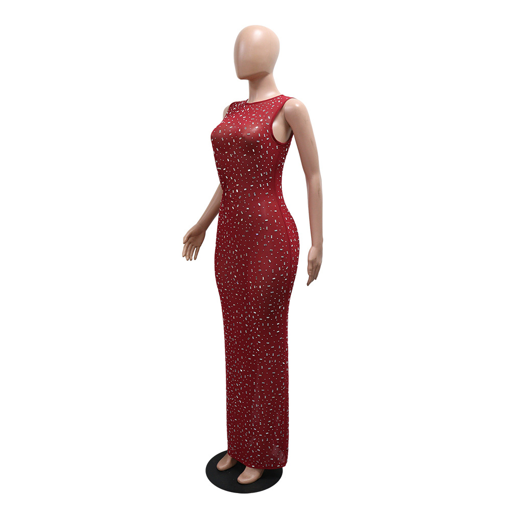 Beaded Bodycon Evening Dress for Formal Events