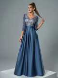 Women's Formal Party Lace Evening Dress