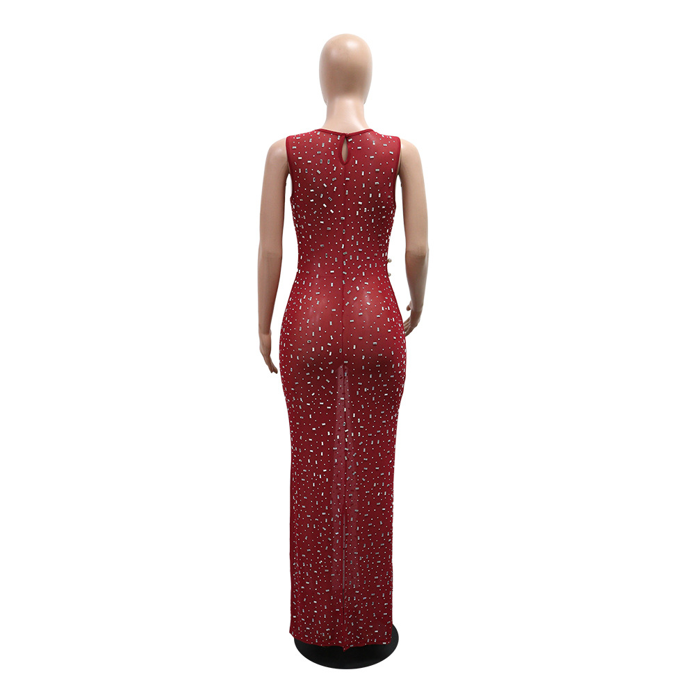 Beaded Bodycon Evening Dress for Formal Events