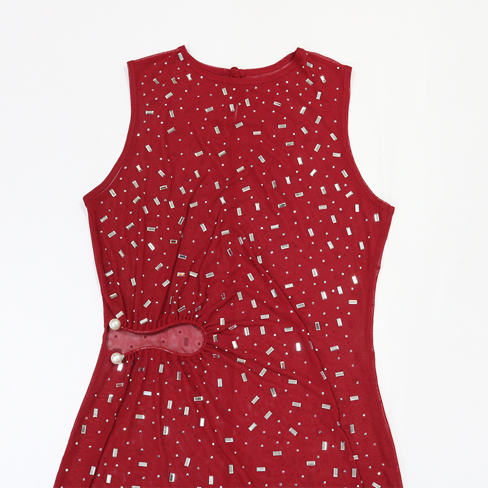 Beaded Bodycon Evening Dress for Formal Events