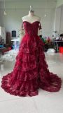 Off Shoulder Slit Formal Party Chic Evening Dress（processing time 7-8 days）