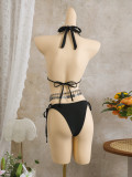 Women's Sexy Beach Holiday Three-Piece Swimsuit