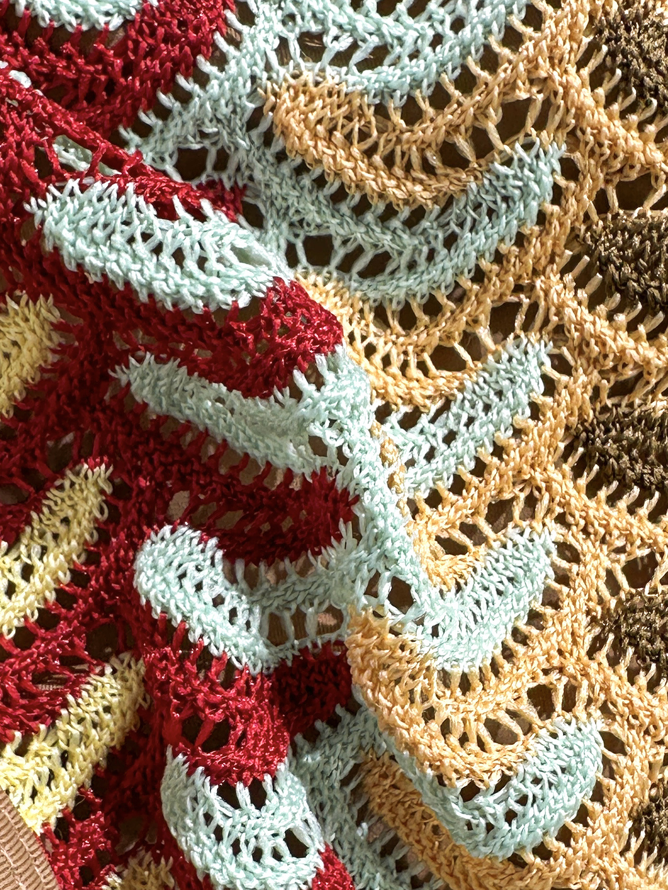 Crochet Bohemian Two-Piece Swimsuit for Beach Holidays