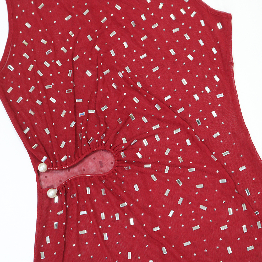 Beaded Bodycon Evening Dress for Formal Events