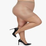 Plus Size Women's Polka Dot Jacquard One-Piece Silk Stockings