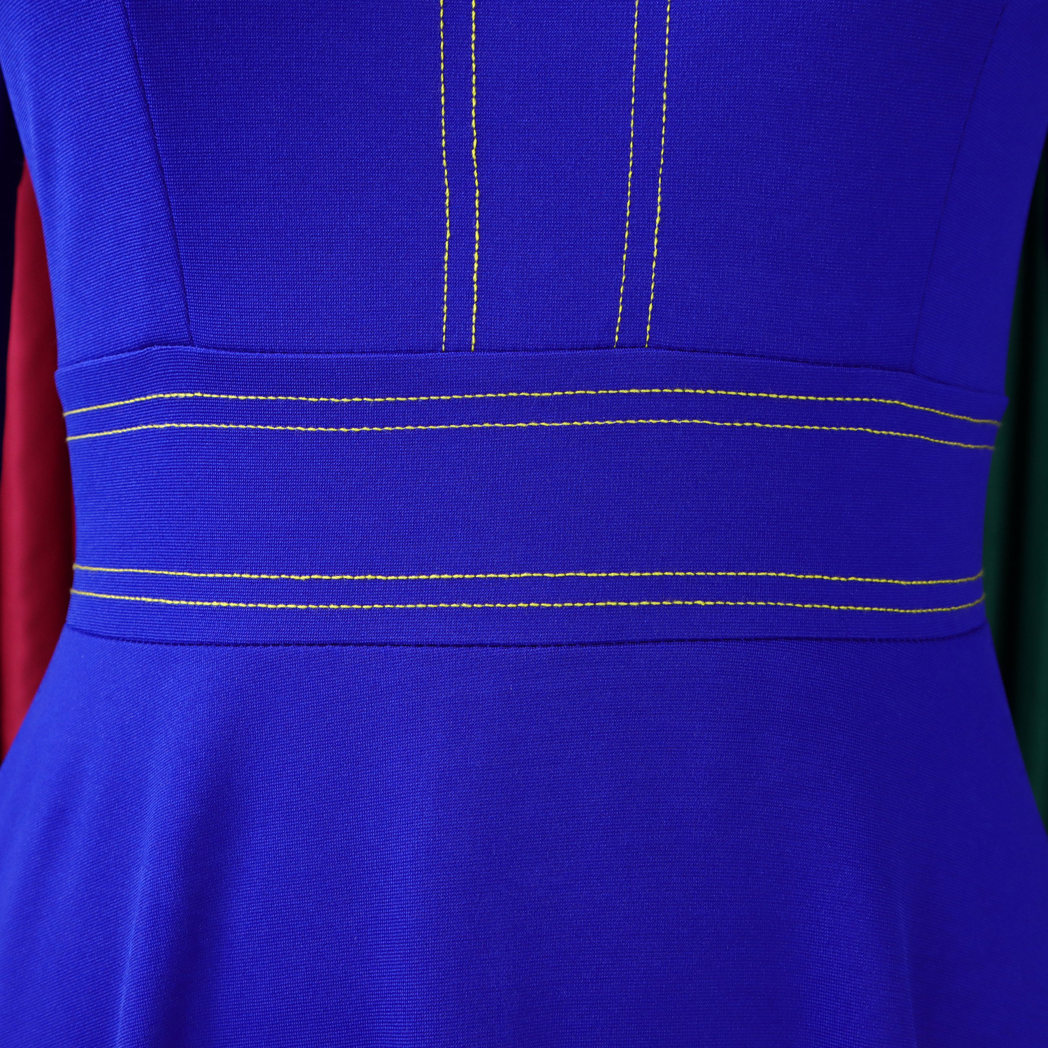 Round Neck Three-Quarter Sleeve Dress for Elegant Events
