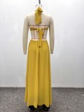 Women's Sexy Halter Neck Strapless Maxi Dress