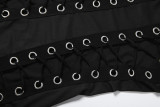Women's Spring Sexy Lace-Up Cutout Bodycon Dress