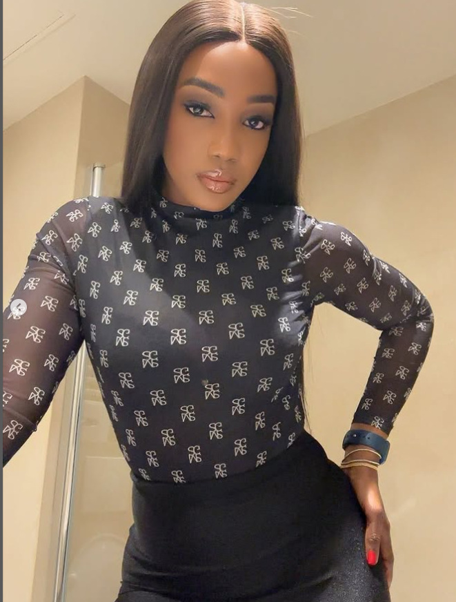 Printed Mesh See-Through Stretchy Bodysuit for Club Wear