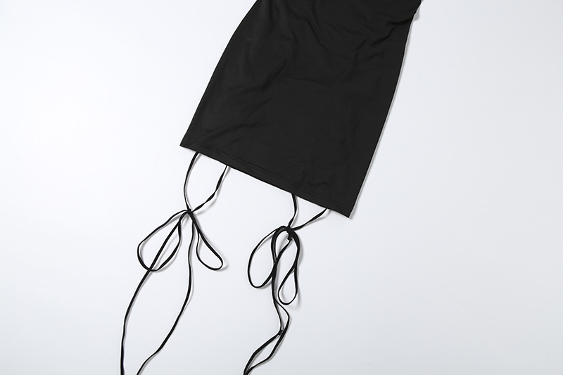 Lace-Up Cutout Bodycon Dress for Spring Evening Parties