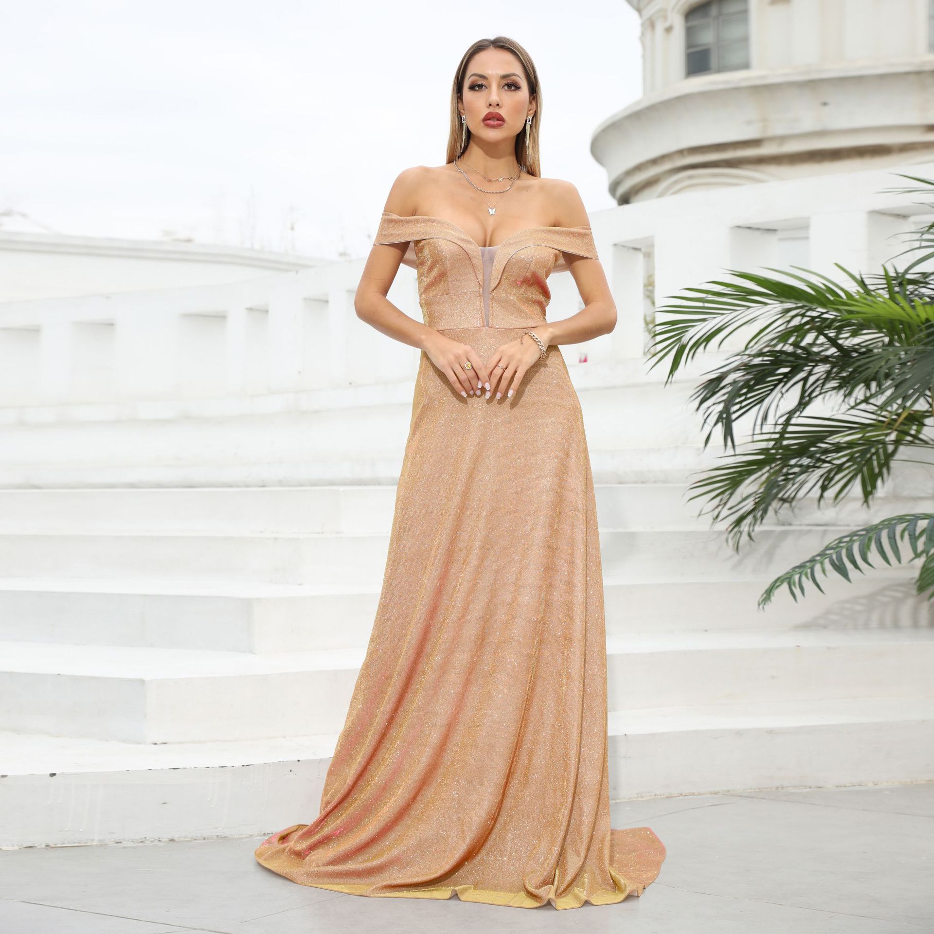 Elegant Midi Dress for Summer Formal Events