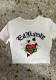 Women Streetwear Letter Print Cropped T-Shirt Casual Graphic Crop Top