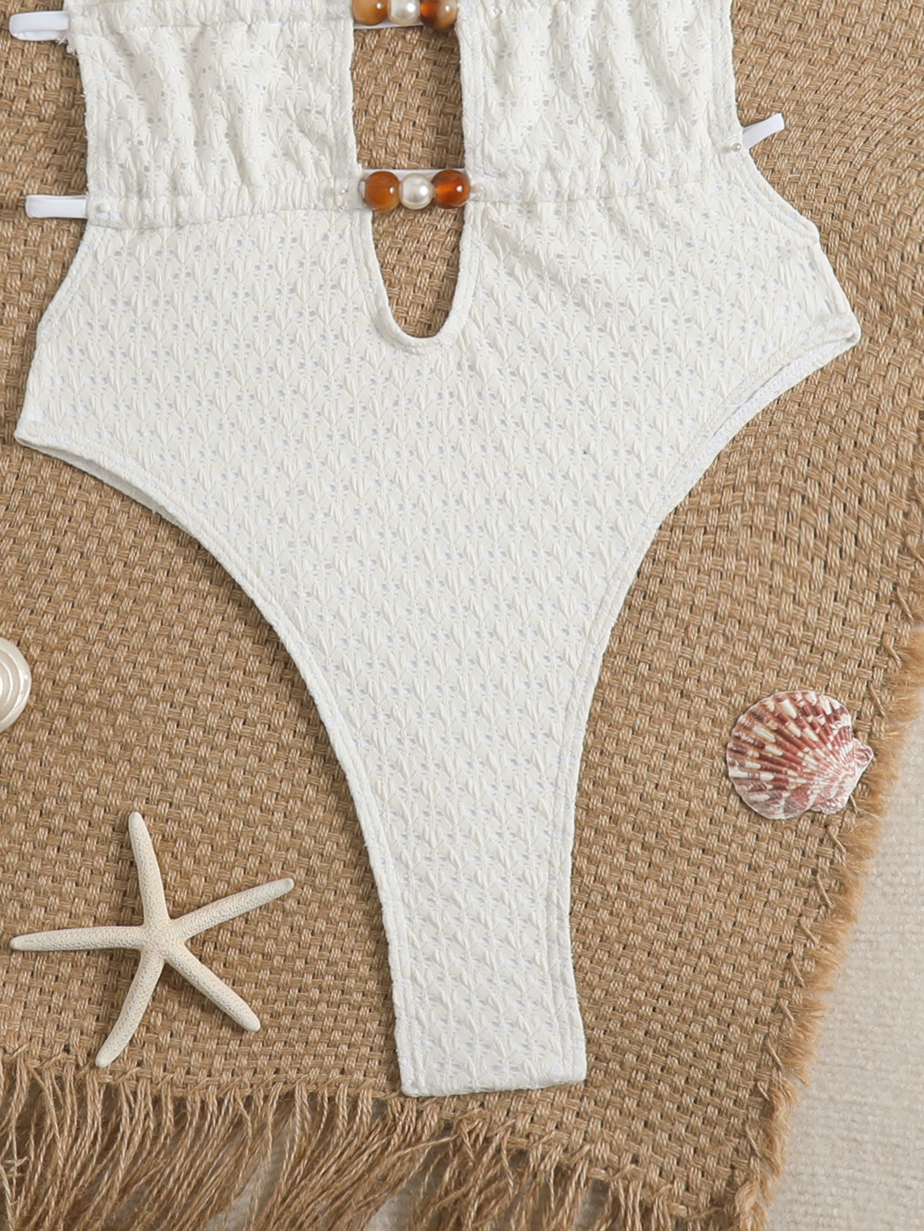 Printed One-Piece Swimsuit for Summer Pool Parties