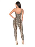 Women Jumpsuit Tight Fitting Low Back Long Sexy Romper Outfit