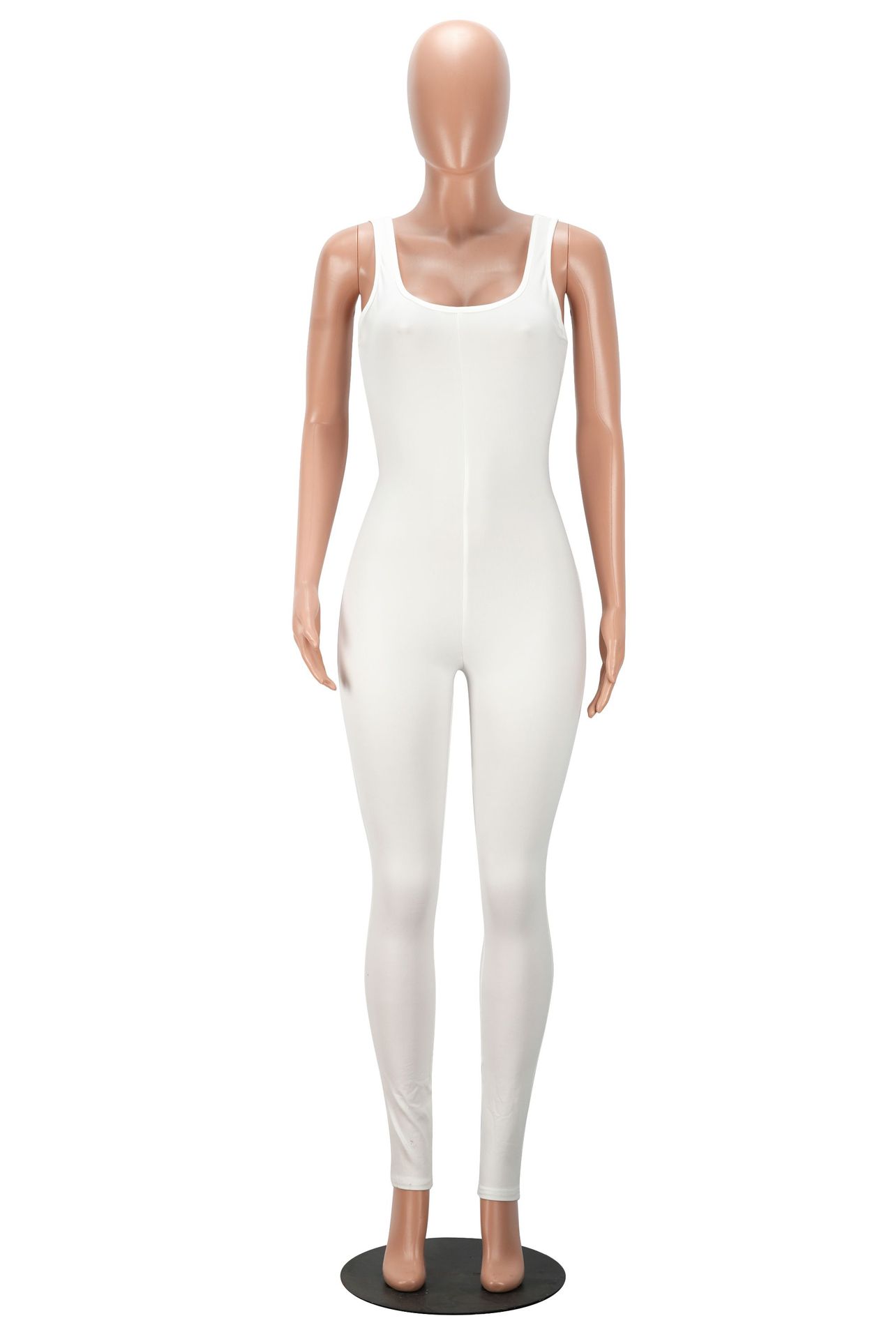 Printed U-Neck Jumpsuit for Nightclub & Party Wear