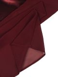 Women Evening Dress Satin Chiffon Patchwork Strap Maxi Dress