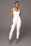 Women Jumpsuit Printed U Neck Nightclub Party Outfit
