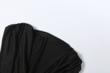 Women Spring Bodycon Dress Solid Deep V Sleeveless Slim Fit Dress