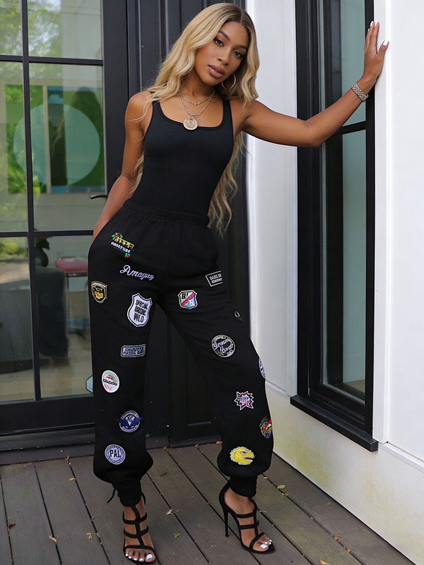 High Waist Tapered Pants for Casual Streetwear