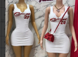 Women Summer Fashion Printed Dress Casual Pattern Print Short Sleeve Dress