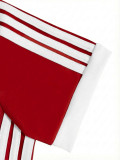 Women Sporty Dress Slim Fit Short Sleeve Casual Long Dress