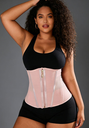 Women Mesh Fitted Fitness Waist Trainer Shaper
