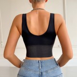 Women Lifting Tank Top Hollow Out Shapewear