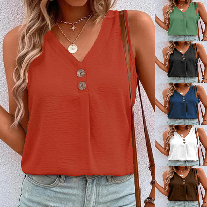 V-Neck Tank Top for Summer Everyday Wear