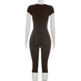 Women Sexy U-Neck Jumpsuit