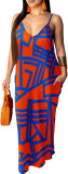 Summer Women's Loose Sleeveless V-Neck Strap Dress
