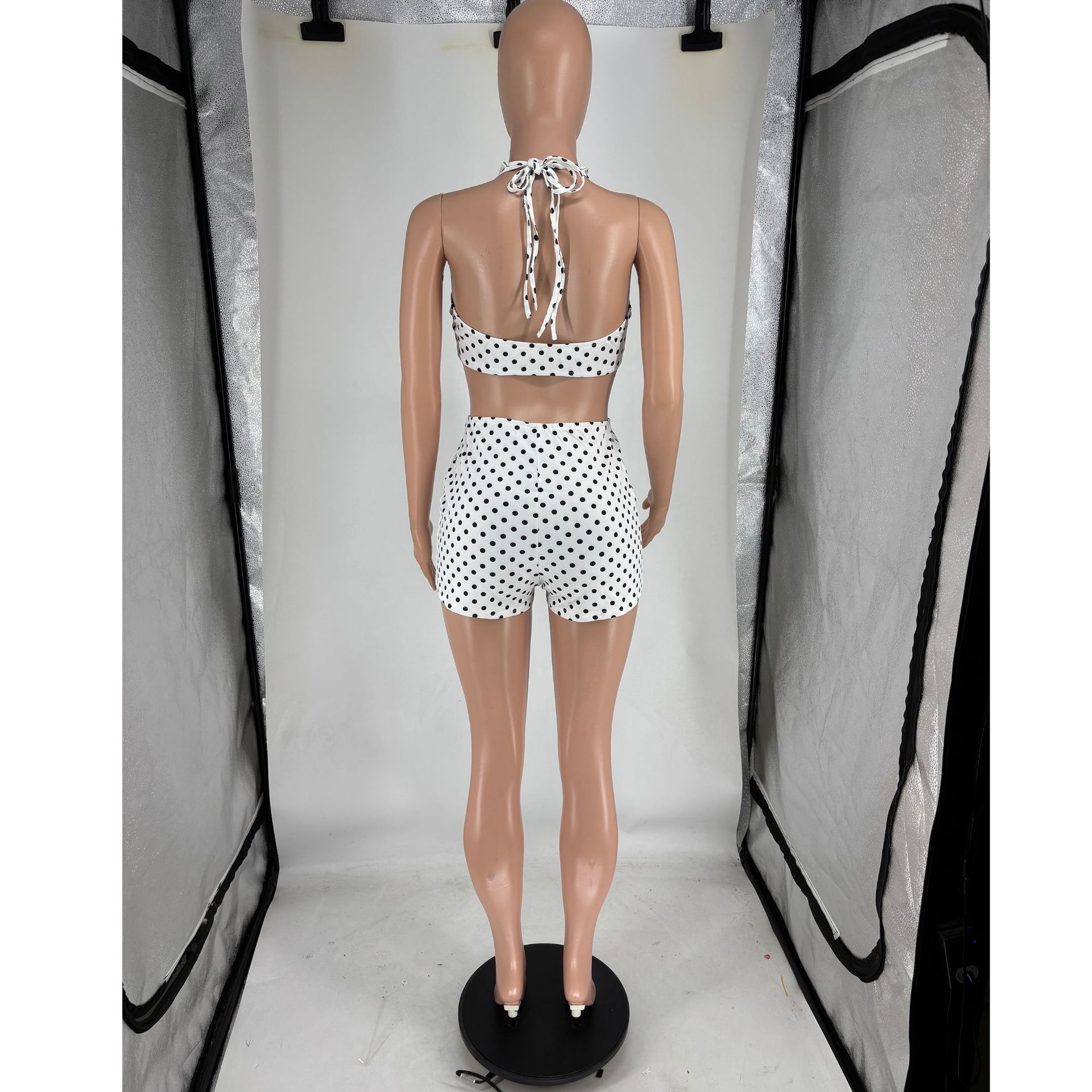 Polka Dot Romper for Summer Casual Wear